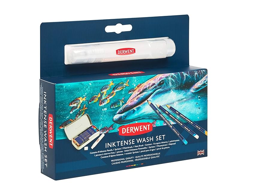 ダーウェント インクテンス DERWENT INKTENSE 100色セット Amazon | Derwent 【国内正規品】ダーウェント 水彩 色鉛筆
